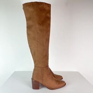 Seychelles Paradise City Over The Knee Suede Boot Tan Size 8